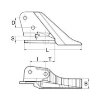 Зуб KOMATSU моноблок