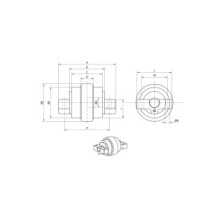 Ролик опорний KUBOTA KH101