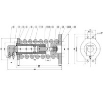 Натягувач гумової гусениці CATERPILLAR 320 C