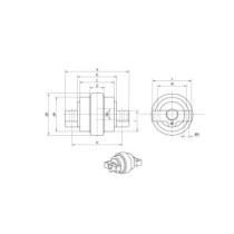 Rolka jezdna KUBOTA KH51