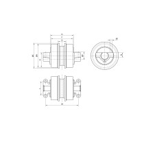 РОЛИК ОПОРНИЙ NEUSON 14504