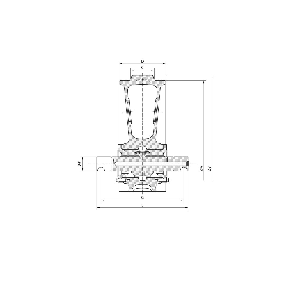 Натяжне колесо TAKEUCHI TB23 R