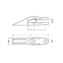 ЗУБ CATERPILLAR MONOBLOCK