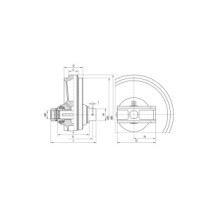 Натяжне колесо  HYUNDAI ROBEX16