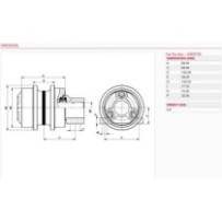 Ролик підтримуючий CASE CX80