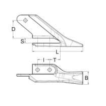 Зуб ITR моноблок