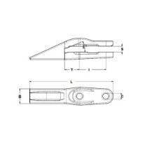 Зубець CATERPILLAR моноблок