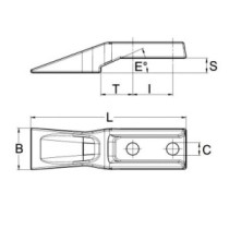 Зубчасте моноблокове
