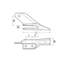 Зуб ITR MONOBLOCK