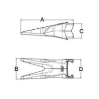 Зуб екскаватора ESCO