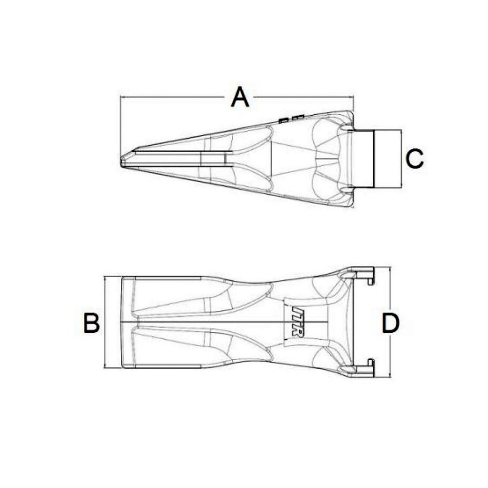 Зуб типу ESCO