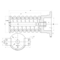Натягувач гусениці CATERPILLAR 330 C