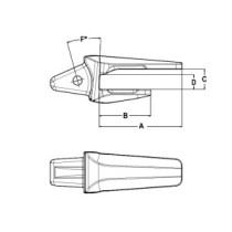 Адаптер екскаватора для зварювання KOMATSU PC750SE PC800 PC800SE