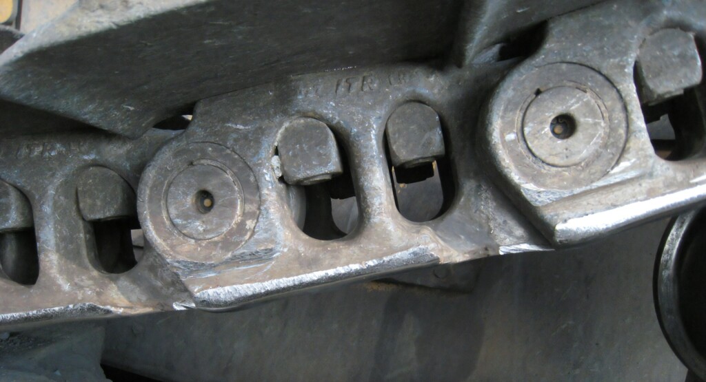 Збільшення елементів гусеничного ходу.