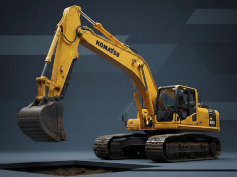 Komatsu PC600 – гусеничний екскаватор для важких земляних робіт