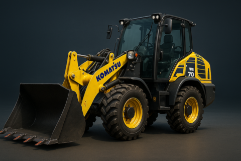 Komatsu WA70 – характеристики колісного навантажувача та його застосування