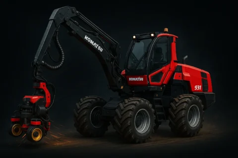 Komatsu 931 – характеристики та можливості харвестера