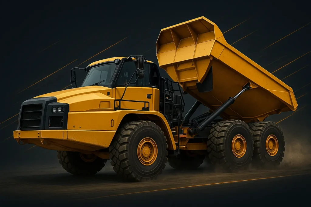 Caterpillar 730 – надійний шарнірний самоскид для будівельного майданчика