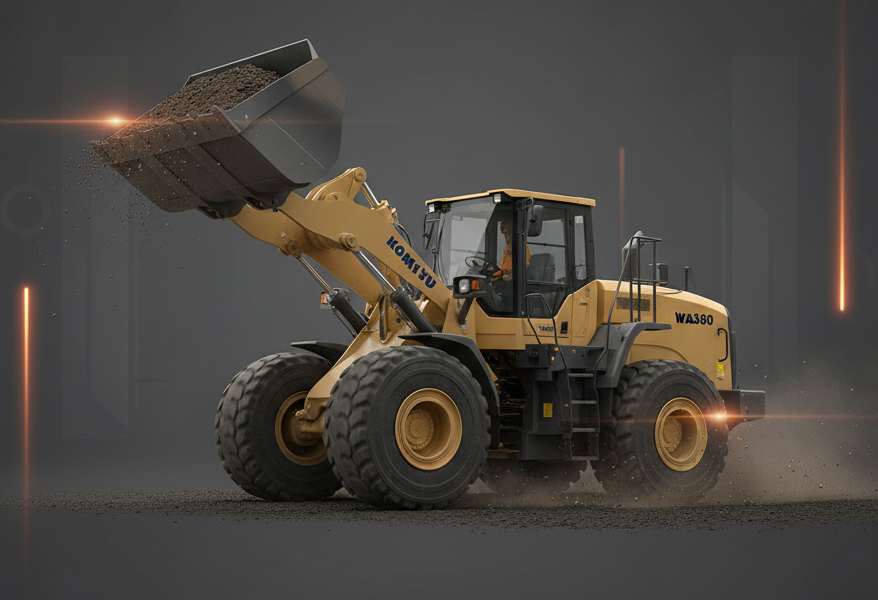 Komatsu WA380 – характеристики та можливості колісного навантажувача