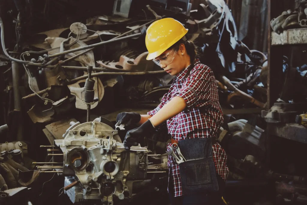 repair and servicing of Komatsu machines
