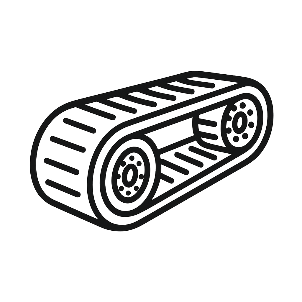 Гусениці гумові